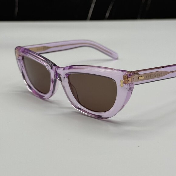 NEW GUCCI SUNGLASSES GG1521S 004 LIGHT PURPLE EYEWEAR main image 4